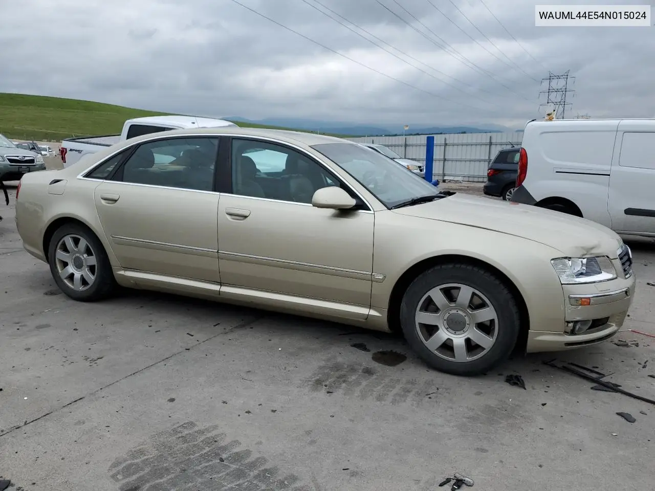 2004 Audi A8 L Quattro VIN: WAUML44E54N015024 Lot: 58185225