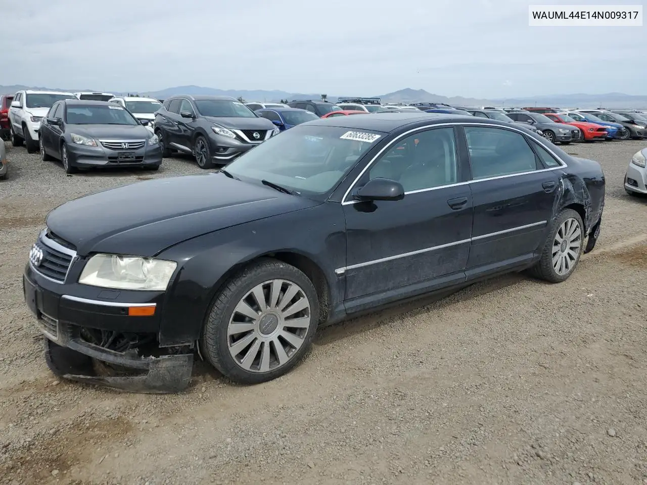 2004 Audi A8 L Quattro VIN: WAUML44E14N009317 Lot: 60633285