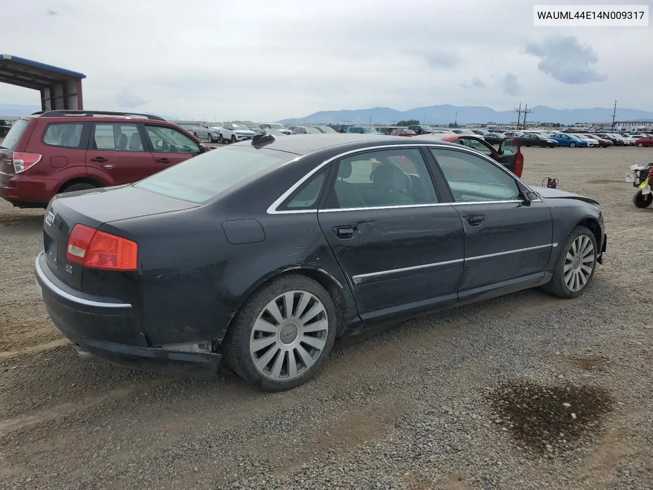 2004 Audi A8 L Quattro VIN: WAUML44E14N009317 Lot: 60633285
