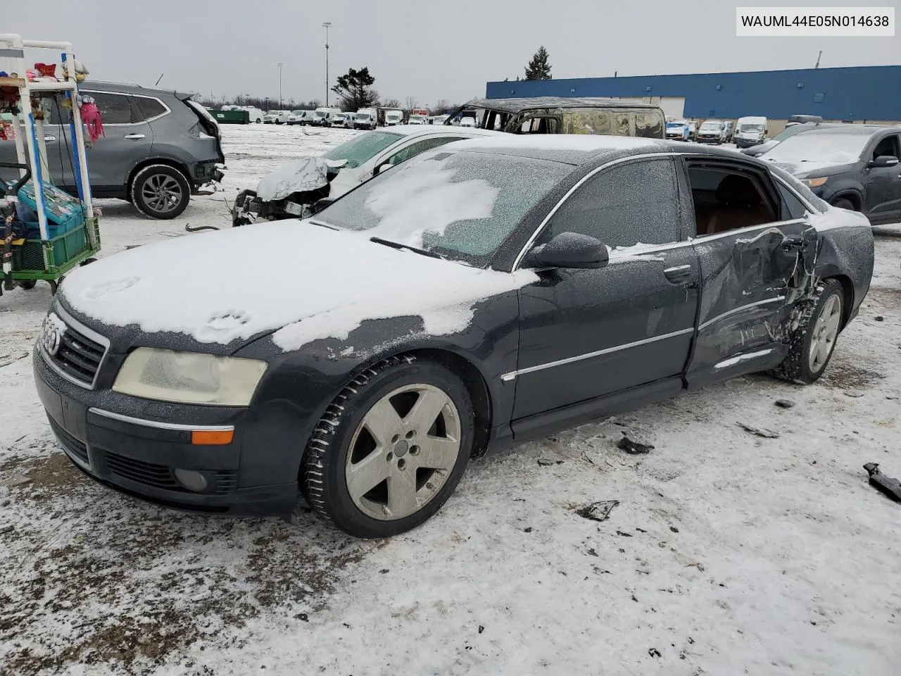 2005 Audi A8 L Quattro VIN: WAUML44E05N014638 Lot: 42141715