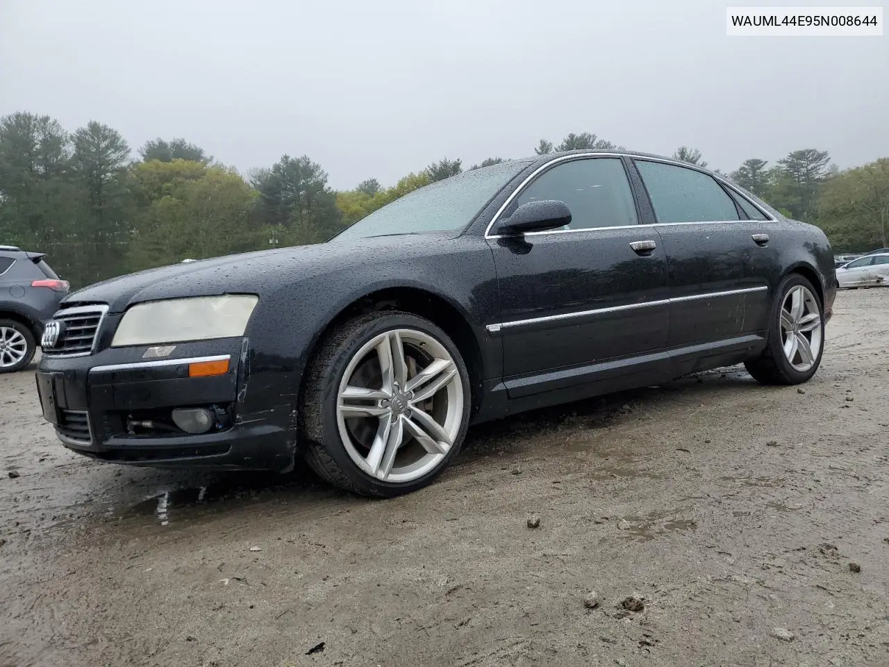 2005 Audi A8 L Quattro VIN: WAUML44E95N008644 Lot: 55659665