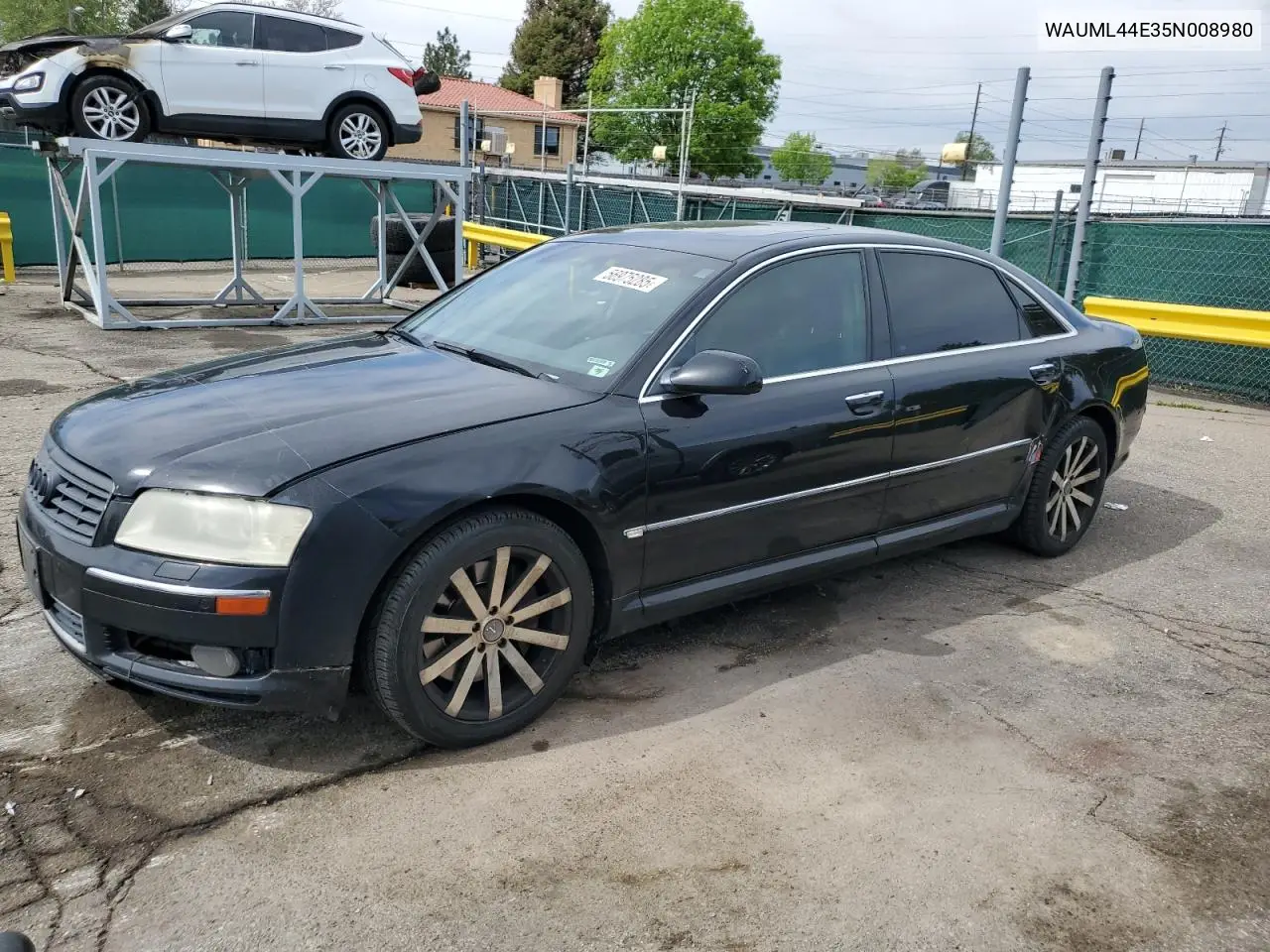 2005 Audi A8 L Quattro VIN: WAUML44E35N008980 Lot: 56975285