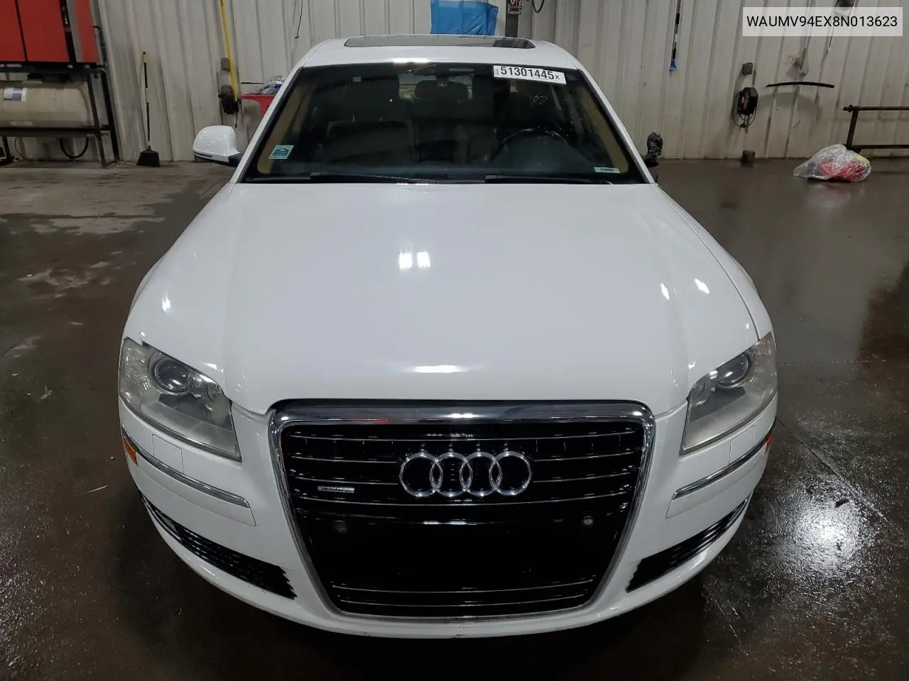 2008 Audi A8 L Quattro VIN: WAUMV94EX8N013623 Lot: 51301445
