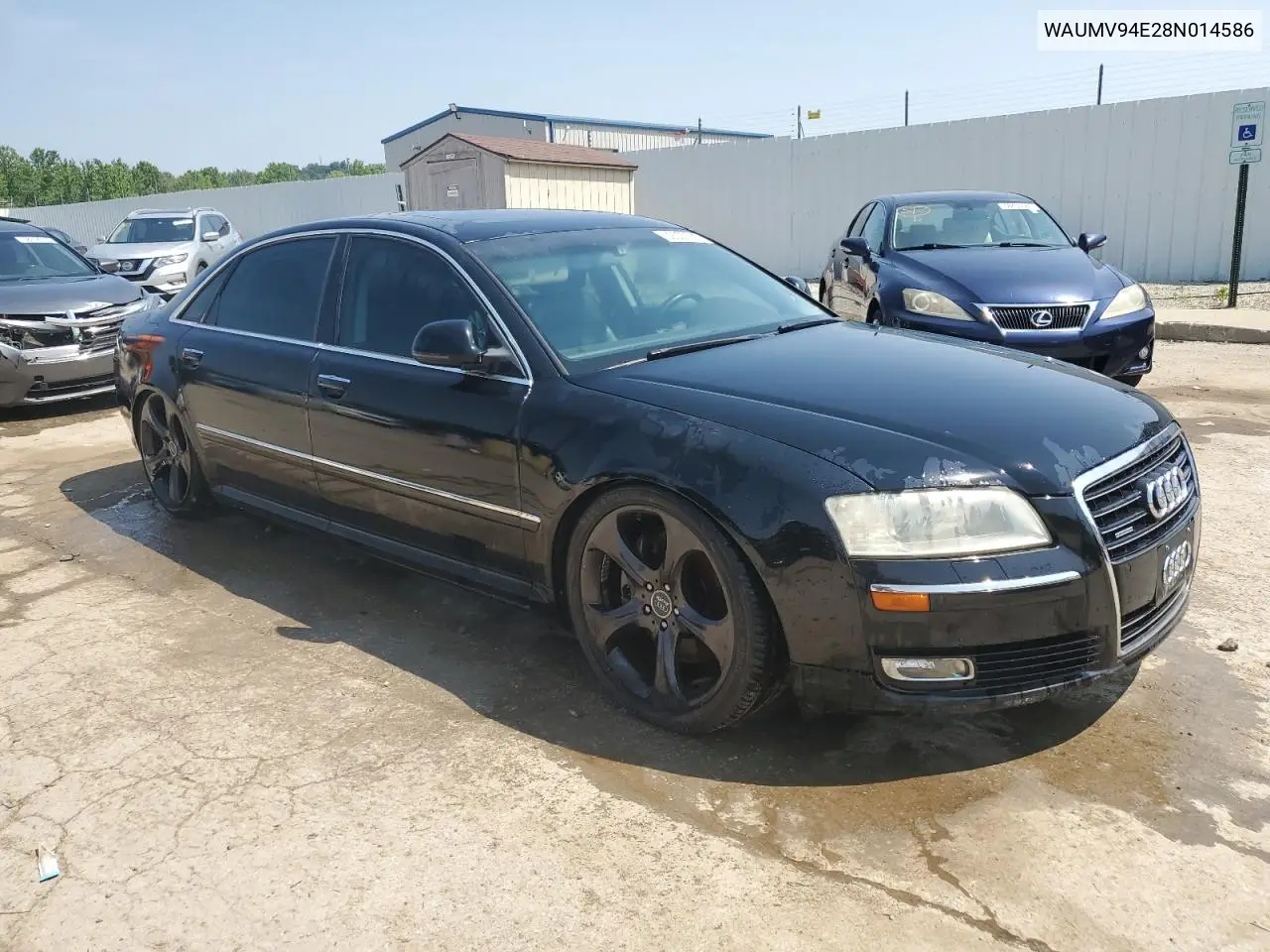 2008 Audi A8 L Quattro VIN: WAUMV94E28N014586 Lot: 59237585