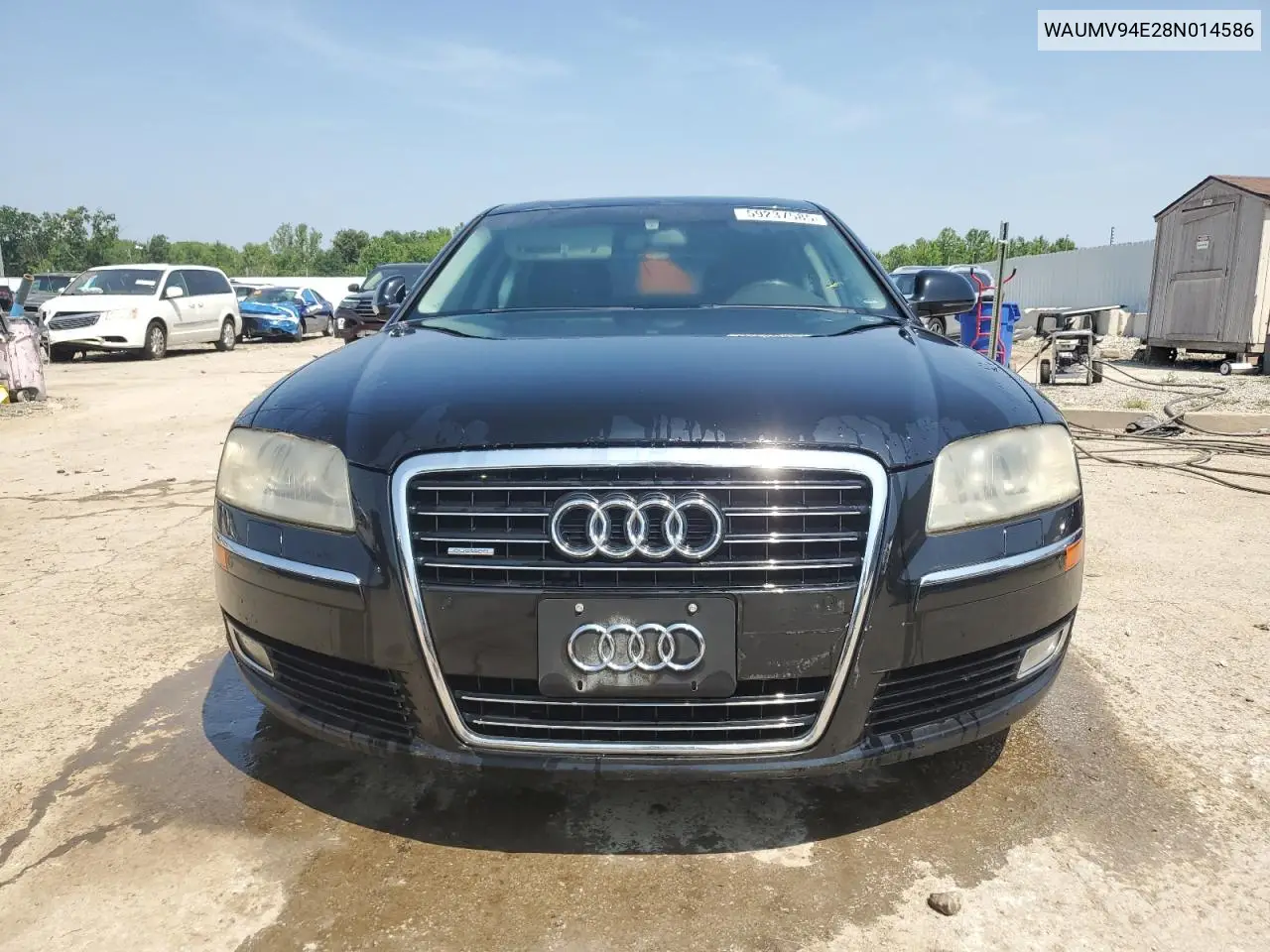 2008 Audi A8 L Quattro VIN: WAUMV94E28N014586 Lot: 59237585