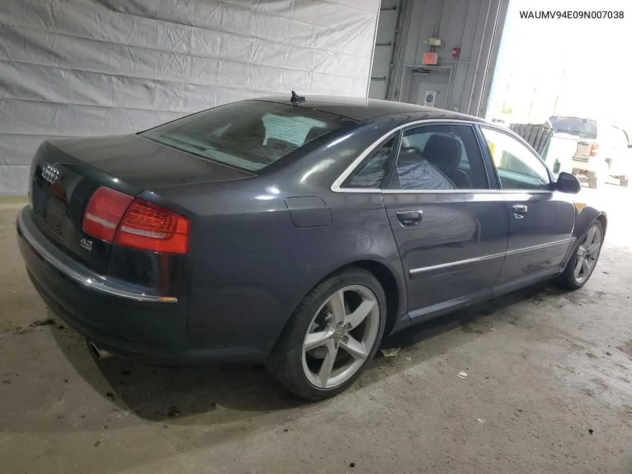 2009 Audi A8 L Quattro VIN: WAUMV94E09N007038 Lot: 56249245