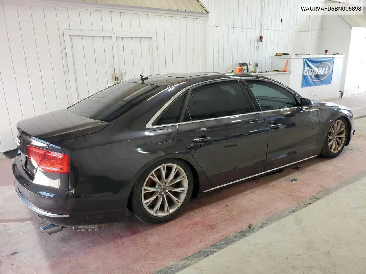 2011 Audi A8 L Quattro VIN: WAURVAFD5BN005898 Lot: 61433365