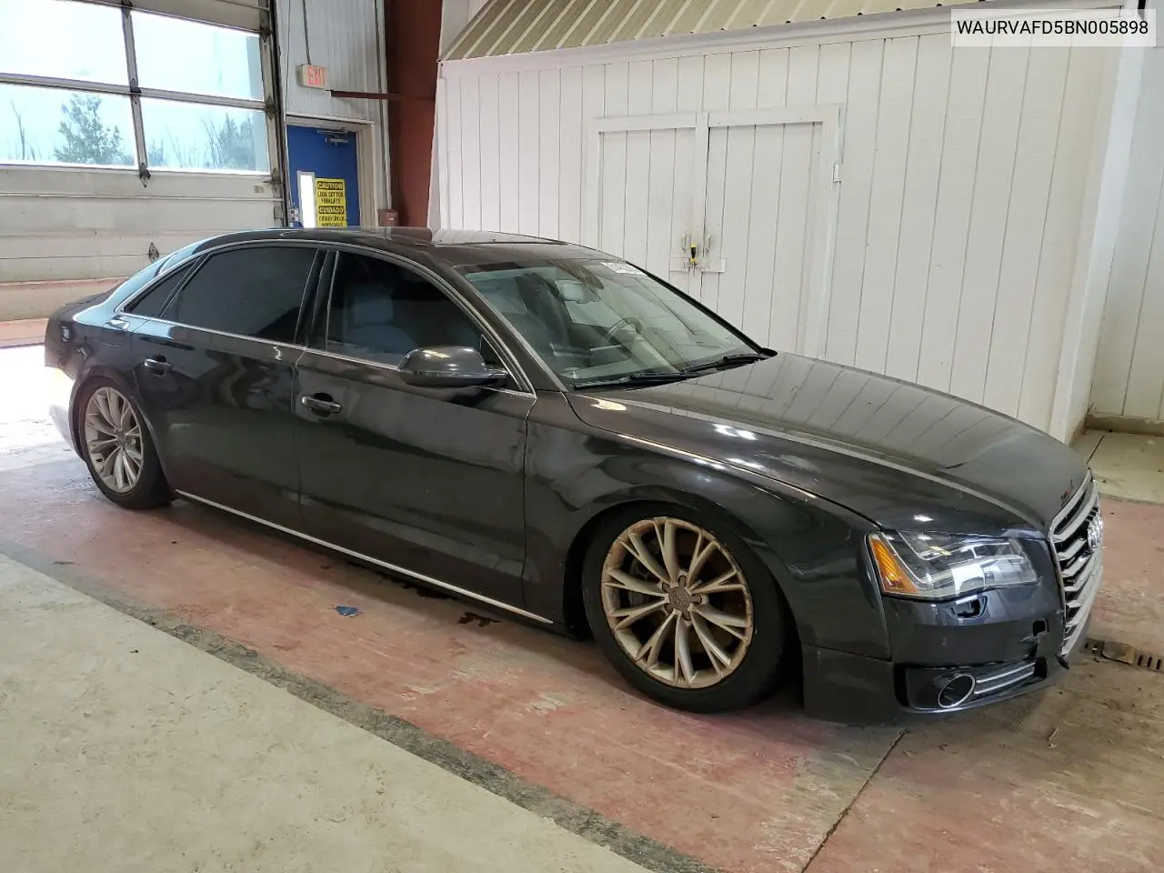 2011 Audi A8 L Quattro VIN: WAURVAFD5BN005898 Lot: 61433365