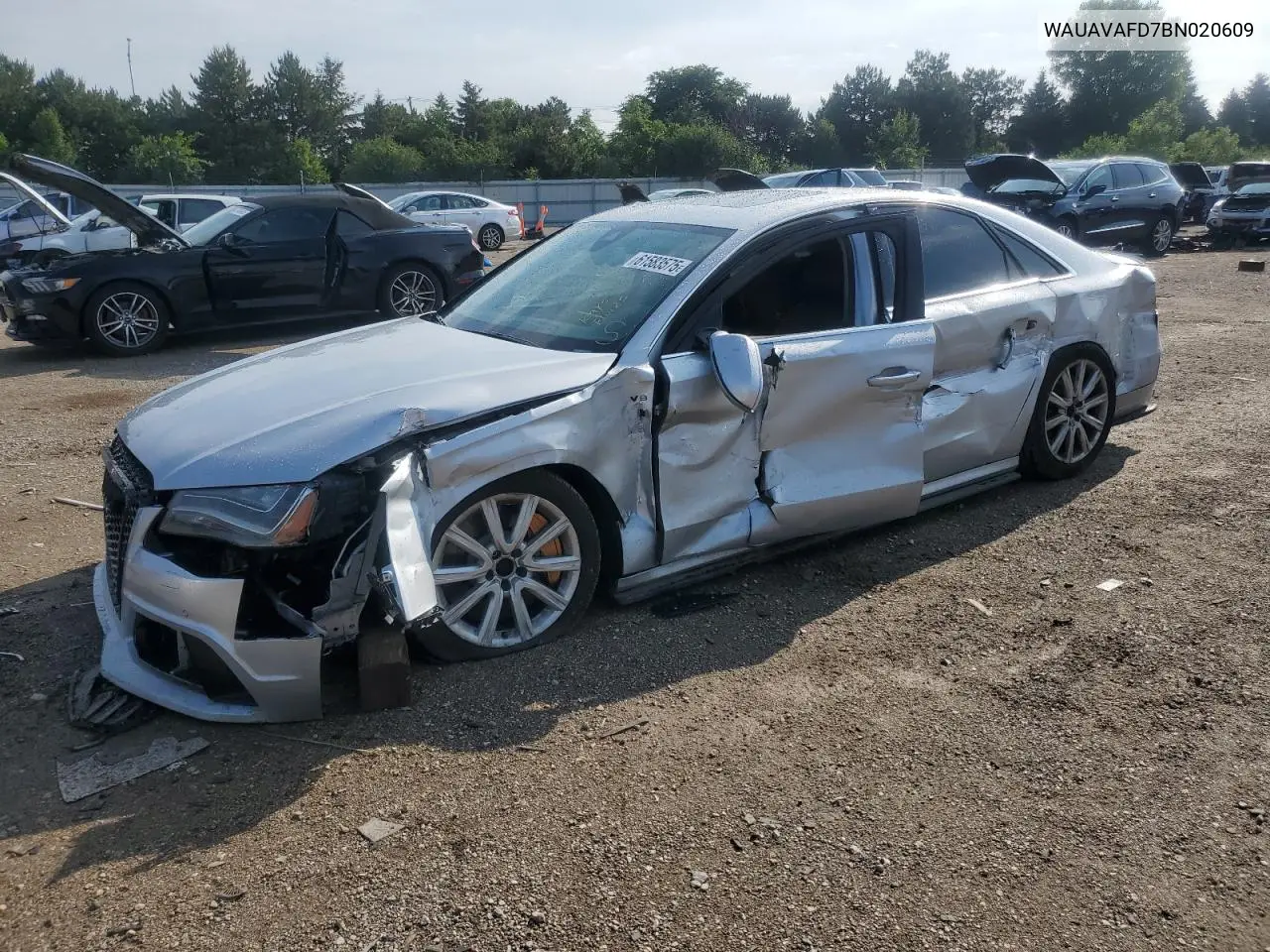 2011 Audi A8 Quattro VIN: WAUAVAFD7BN020609 Lot: 61583575