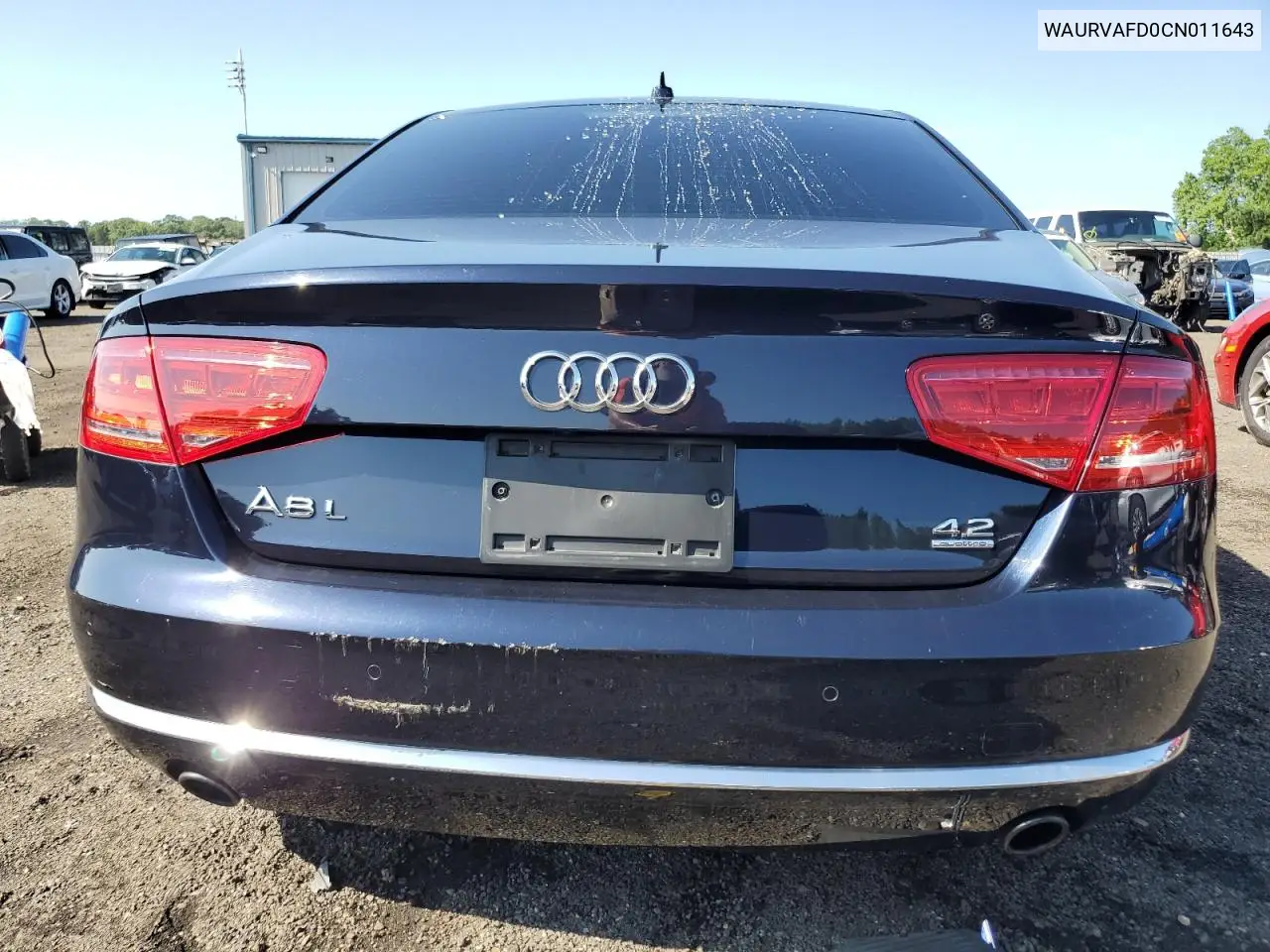 2012 Audi A8 L Quattro VIN: WAURVAFD0CN011643 Lot: 61622365
