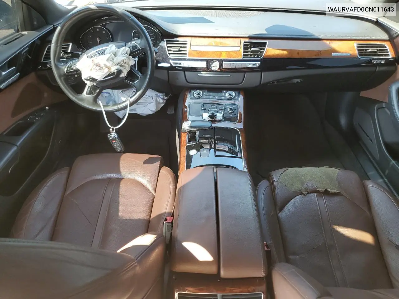 2012 Audi A8 L Quattro VIN: WAURVAFD0CN011643 Lot: 61622365