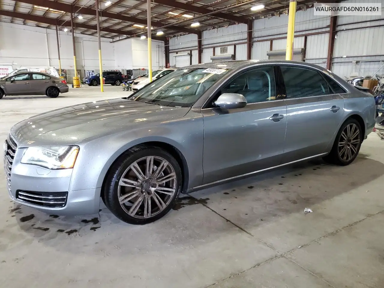 2013 Audi A8 L Quattro VIN: WAURGAFD6DN016261 Lot: 46955715