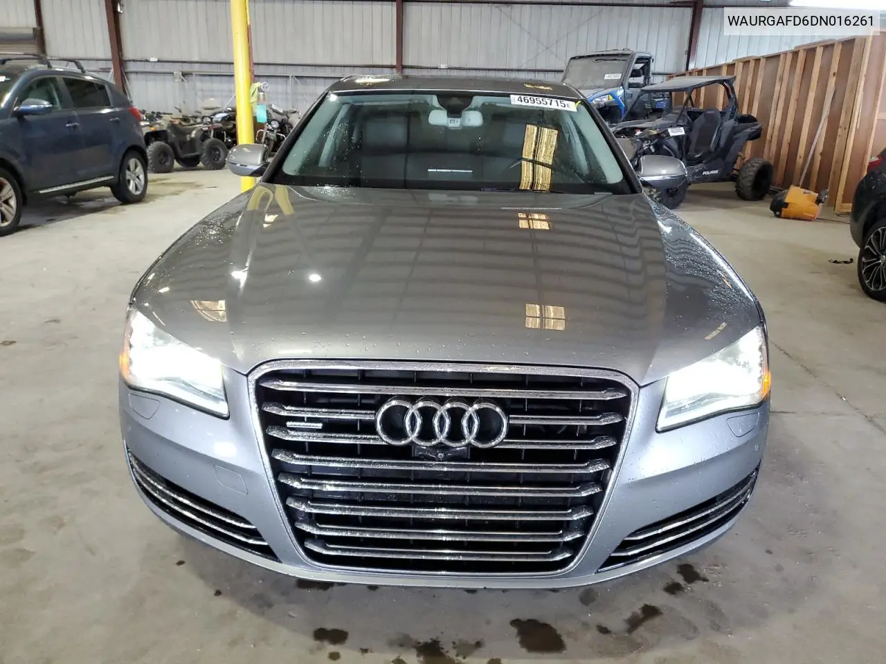 2013 Audi A8 L Quattro VIN: WAURGAFD6DN016261 Lot: 46955715