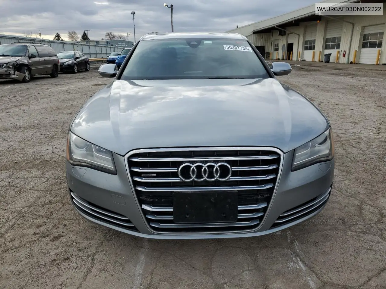 2013 Audi A8 L Quattro VIN: WAURGAFD3DN002222 Lot: 50817355