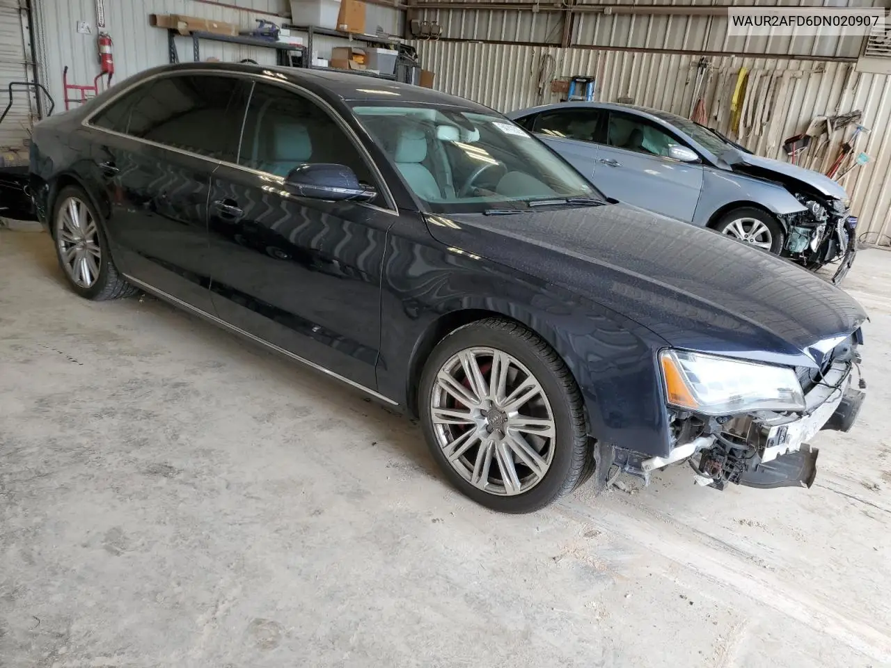2013 Audi A8 L Quattro VIN: WAUR2AFD6DN020907 Lot: 54742325
