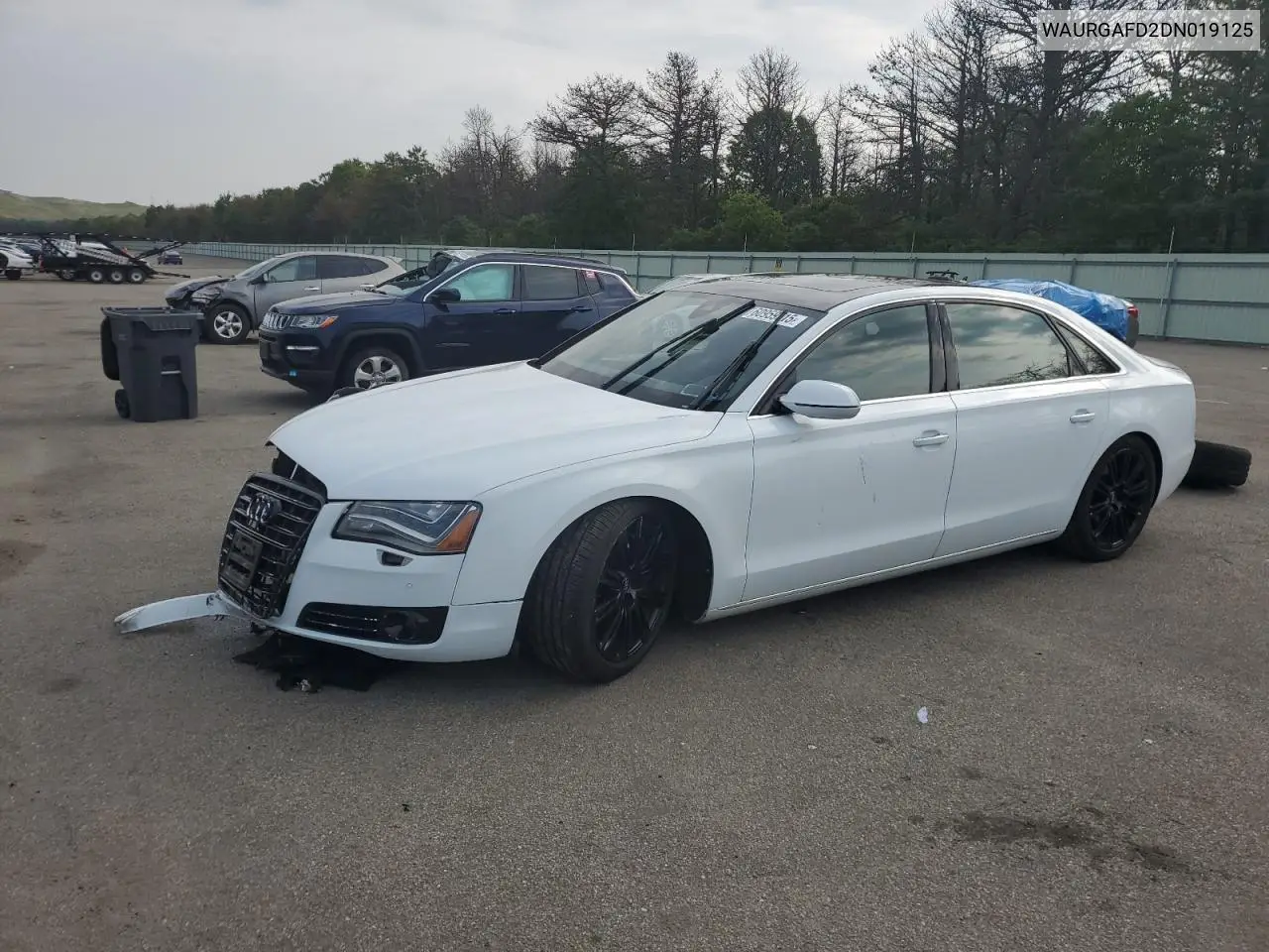 2013 Audi A8 L Quattro VIN: WAURGAFD2DN019125 Lot: 60959515