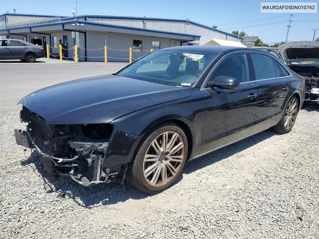 2013 Audi A8 L Quattro VIN: WAUR2AFD5DN010742 Lot: 62687735