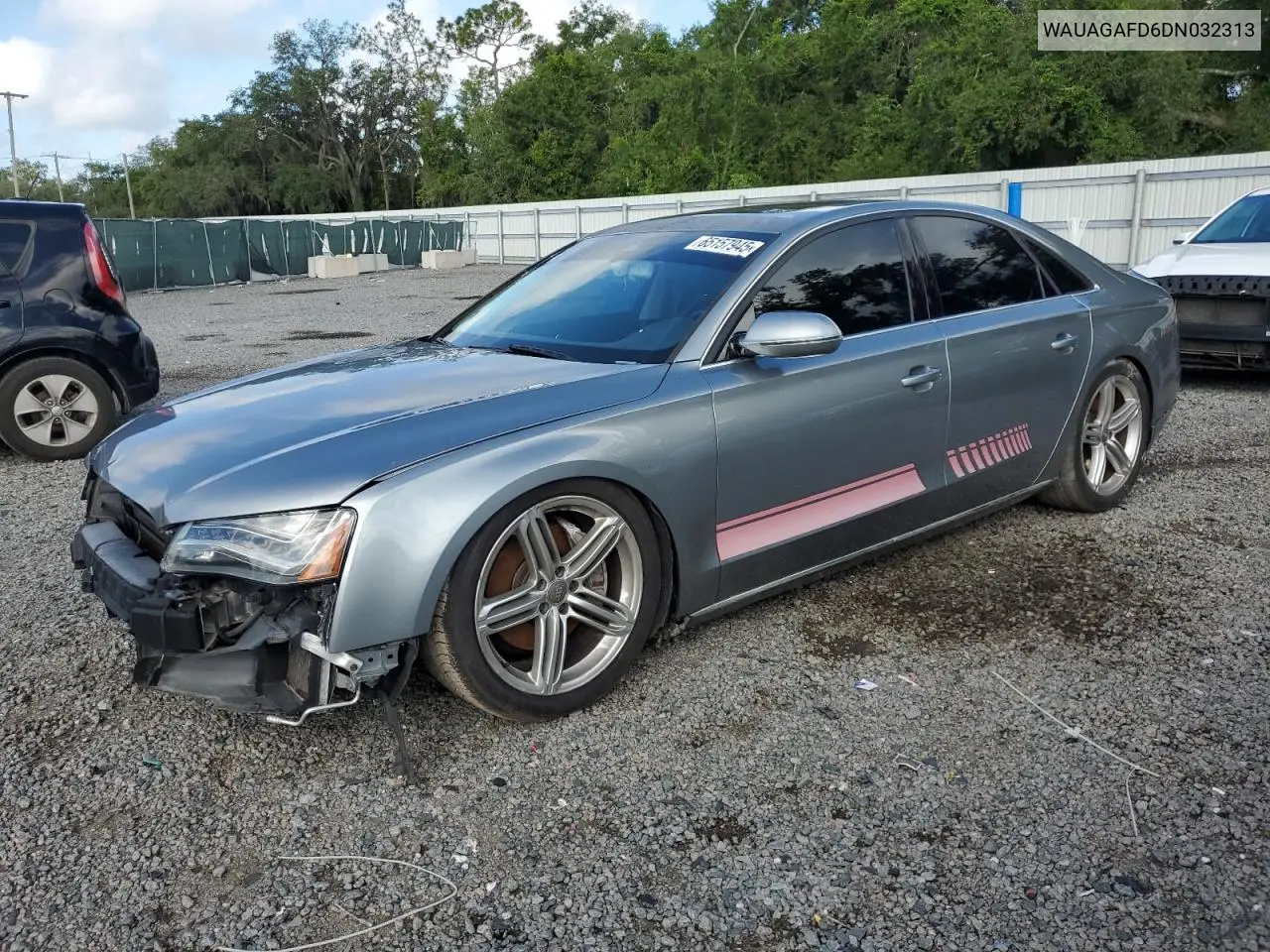 2013 Audi A8 Quattro VIN: WAUAGAFD6DN032313 Lot: 65157945