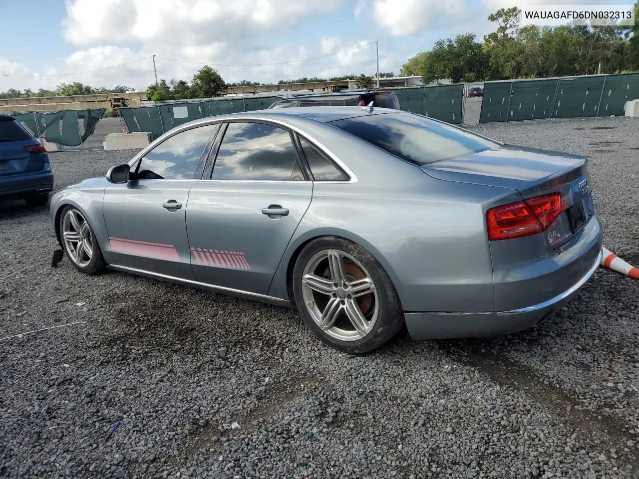 2013 Audi A8 Quattro VIN: WAUAGAFD6DN032313 Lot: 65157945