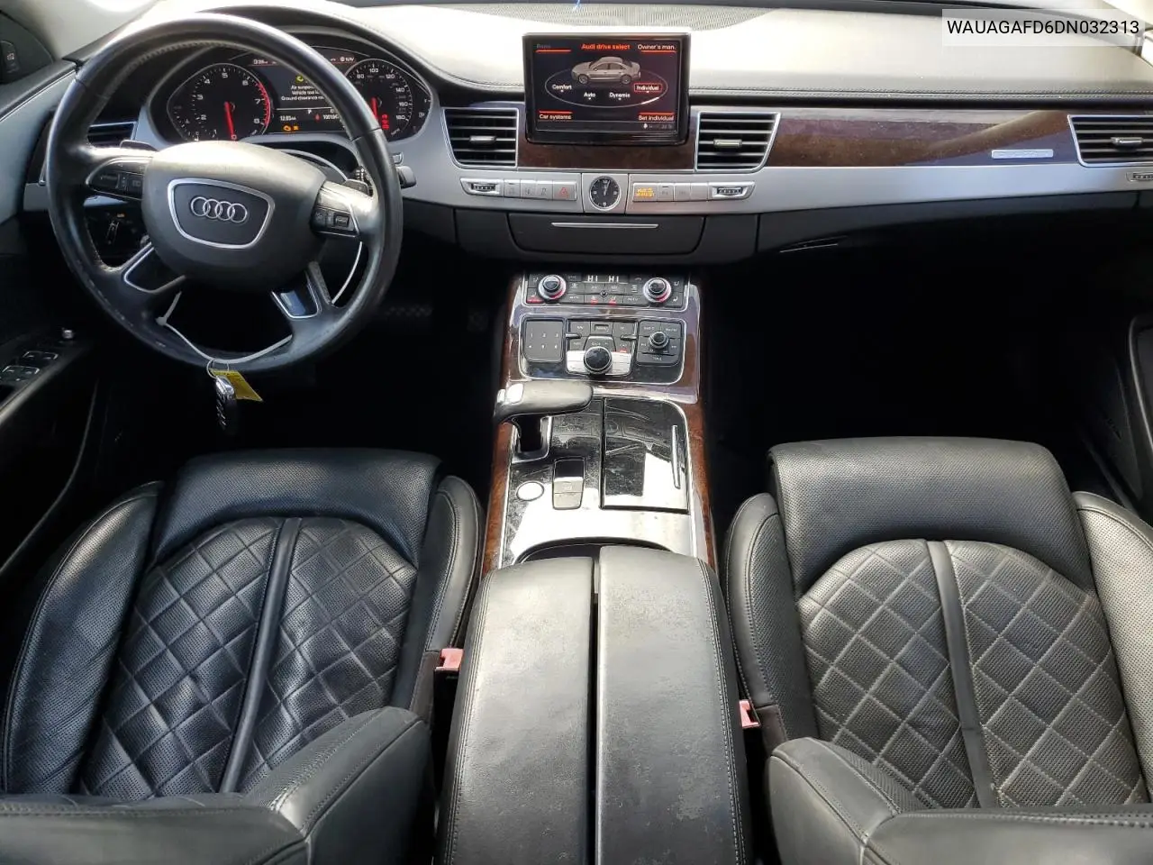 2013 Audi A8 Quattro VIN: WAUAGAFD6DN032313 Lot: 65157945