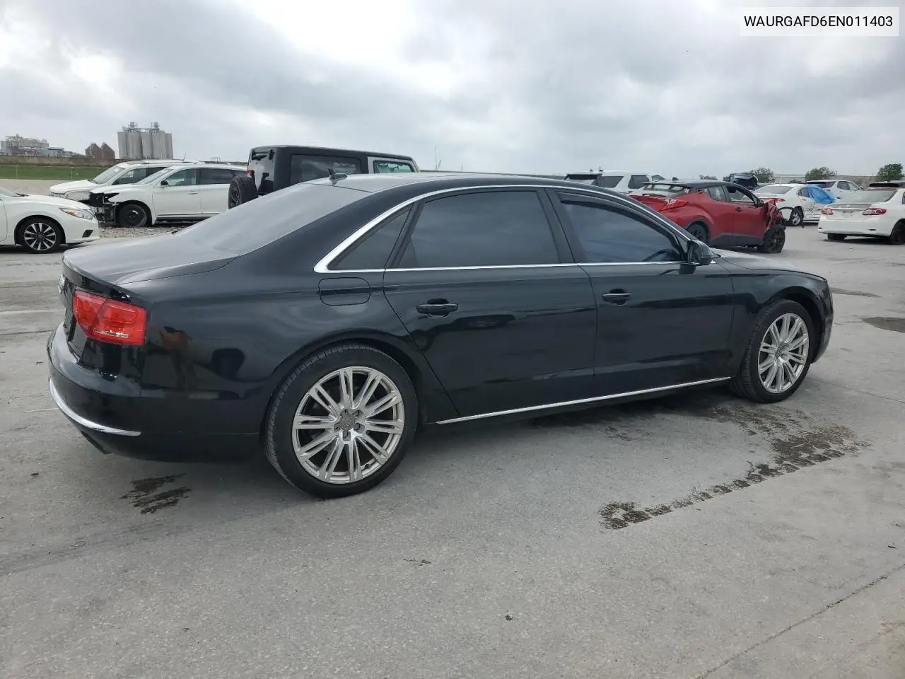 2014 Audi A8 L Quattro VIN: WAURGAFD6EN011403 Lot: 51237905