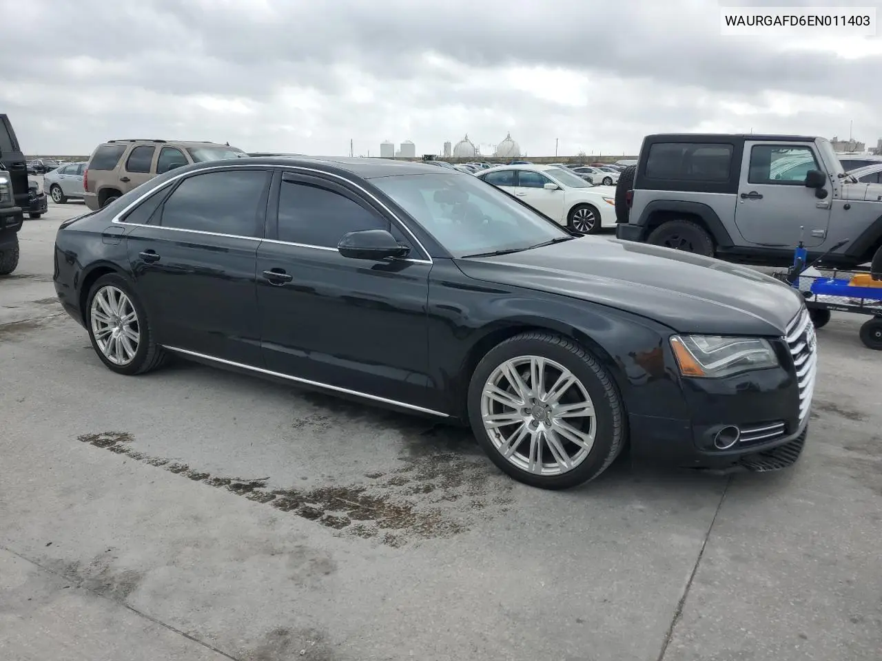 2014 Audi A8 L Quattro VIN: WAURGAFD6EN011403 Lot: 51237905