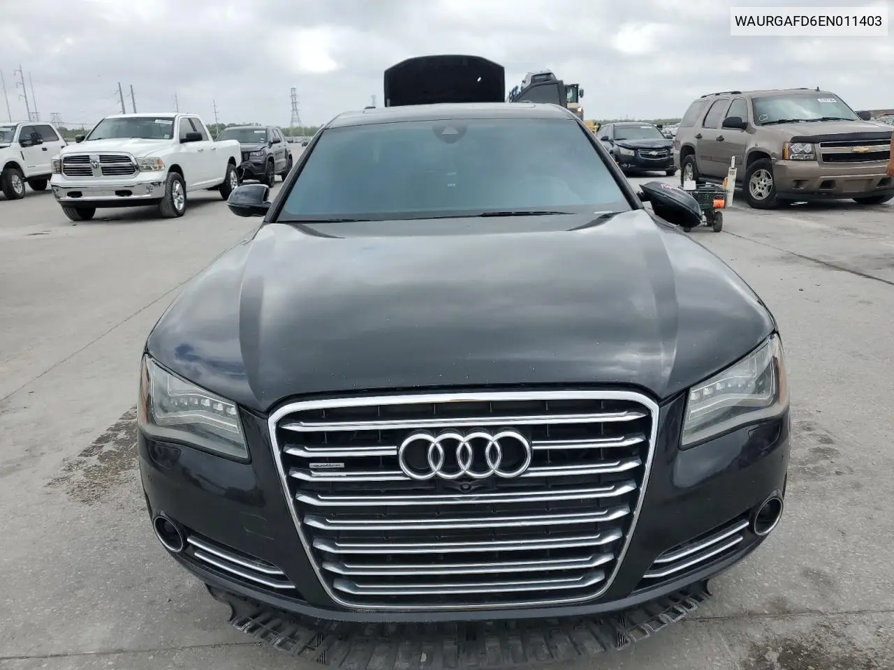 2014 Audi A8 L Quattro VIN: WAURGAFD6EN011403 Lot: 51237905