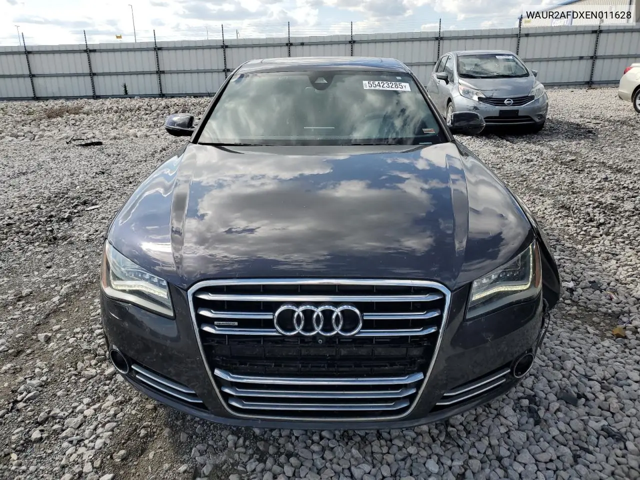 2014 Audi A8 L Quattro VIN: WAUR2AFDXEN011628 Lot: 55423285