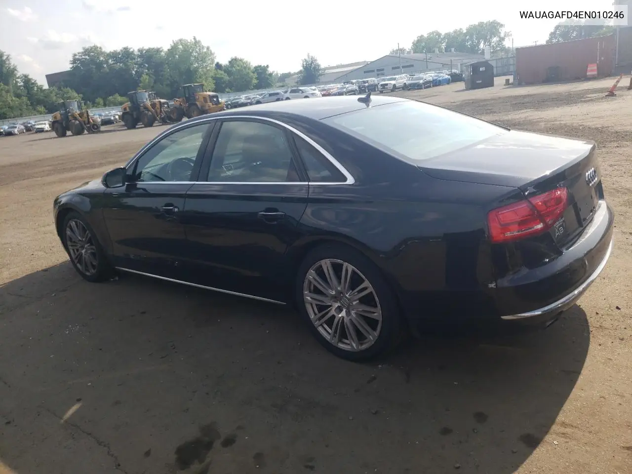 2014 Audi A8 Quattro VIN: WAUAGAFD4EN010246 Lot: 61161675