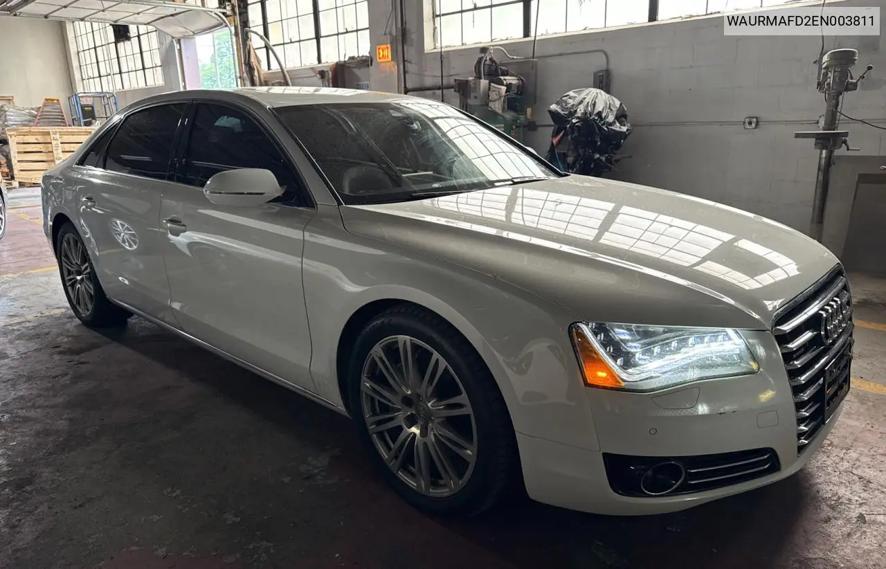 2014 Audi A8 L Tdi Quattro VIN: WAURMAFD2EN003811 Lot: 61867575