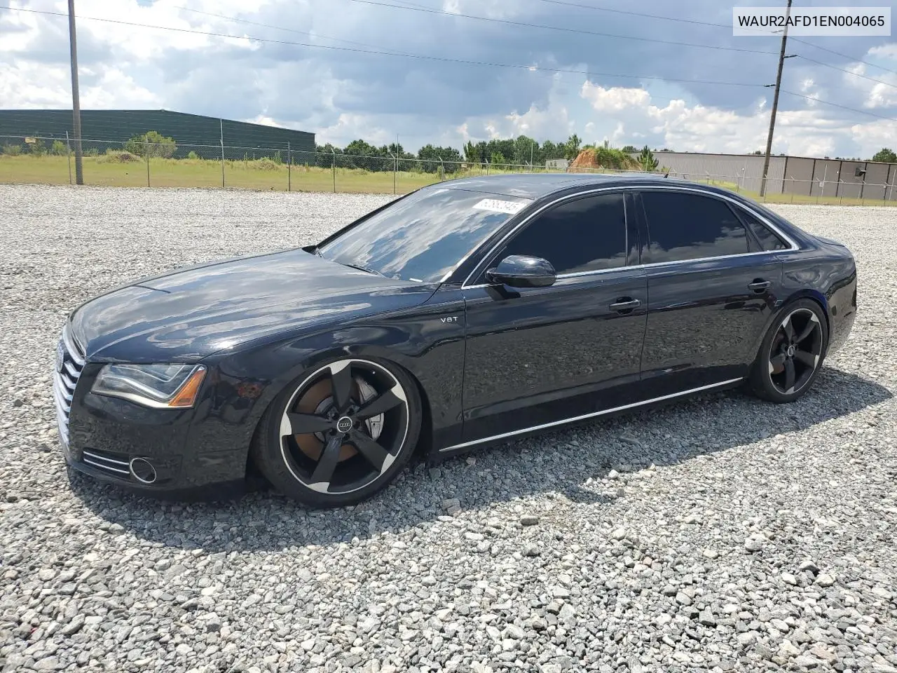 2014 Audi A8 L Quattro VIN: WAUR2AFD1EN004065 Lot: 62852345