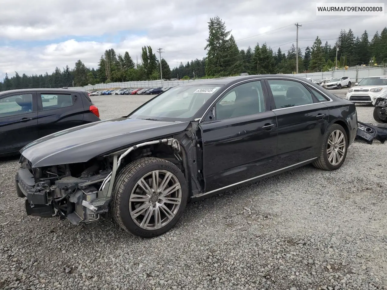 2014 Audi A8 L Tdi Quattro VIN: WAURMAFD9EN000808 Lot: 63660245