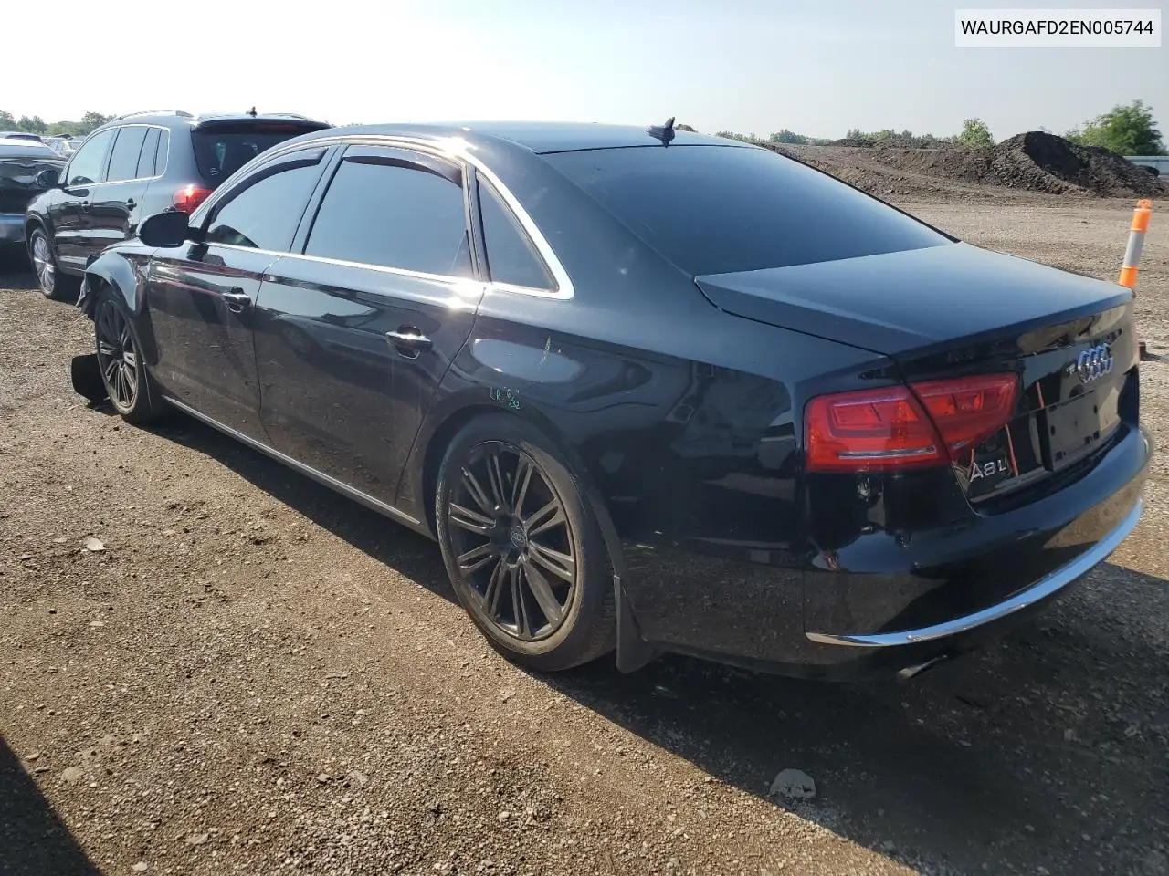 2014 Audi A8 L Quattro VIN: WAURGAFD2EN005744 Lot: 63672445