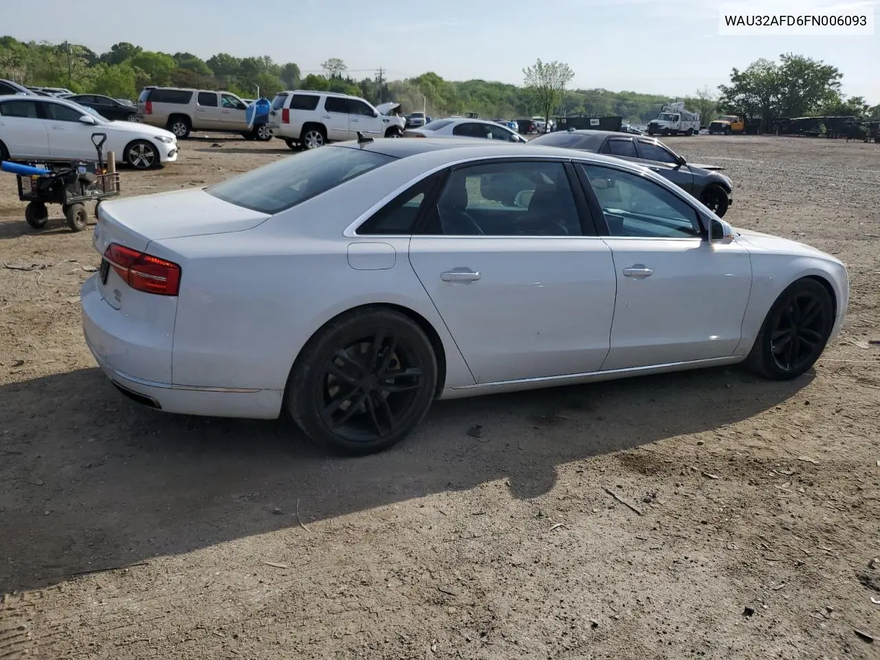 2015 Audi A8 L Quattro VIN: WAU32AFD6FN006093 Lot: 55259555