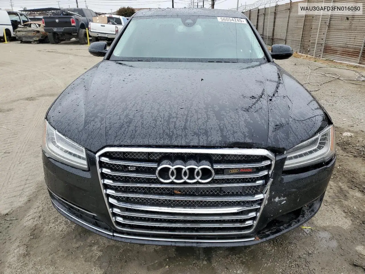 2015 Audi A8 L Quattro VIN: WAU3GAFD3FN016050 Lot: 56054245