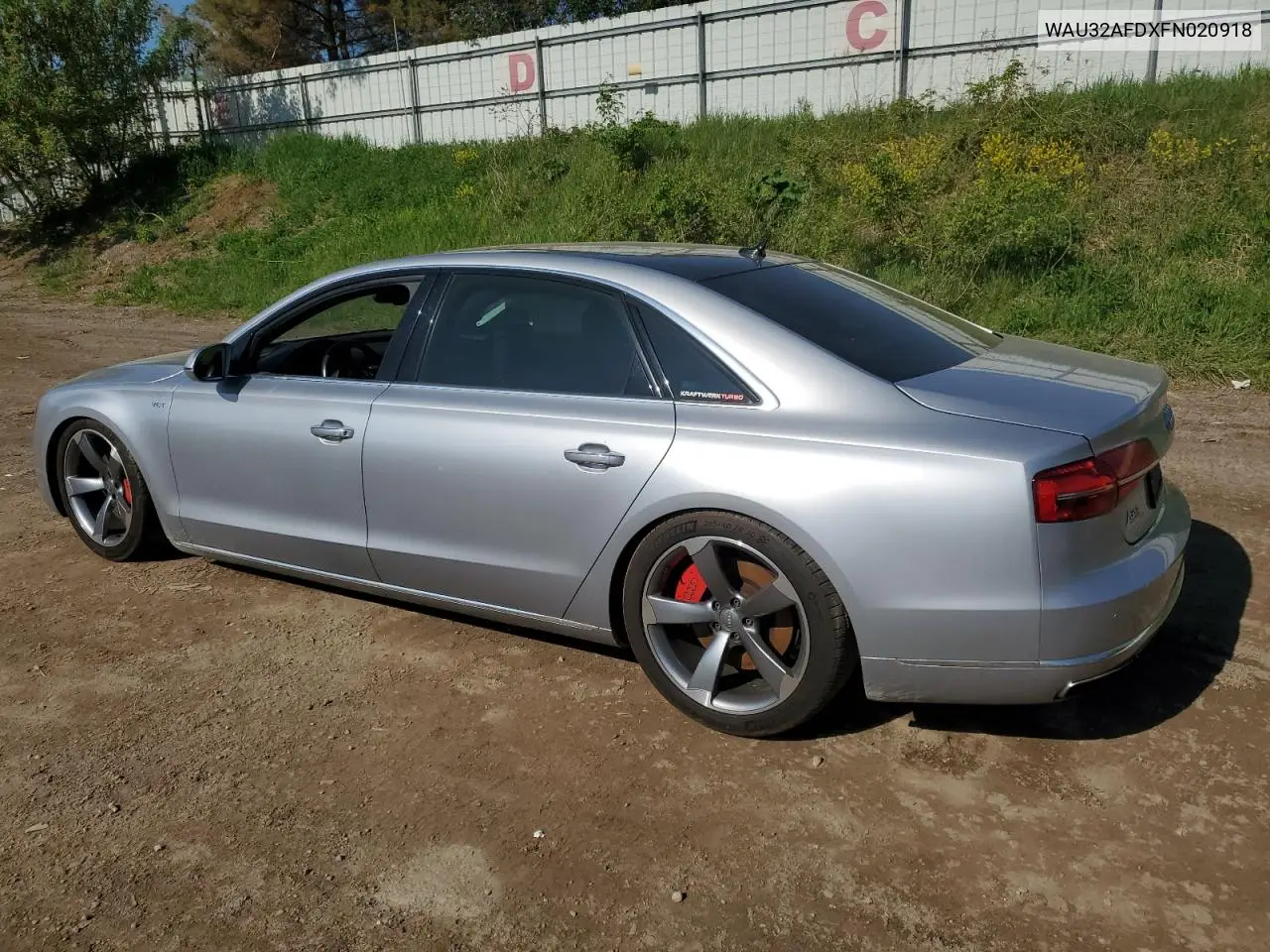 2015 Audi A8 L Quattro VIN: WAU32AFDXFN020918 Lot: 56711155