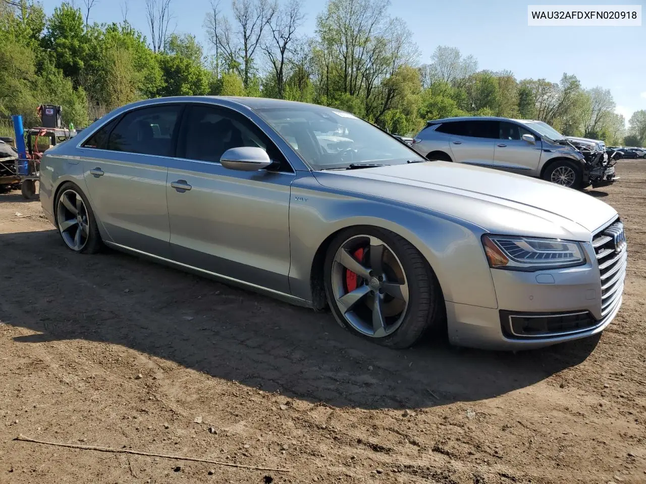 2015 Audi A8 L Quattro VIN: WAU32AFDXFN020918 Lot: 56711155