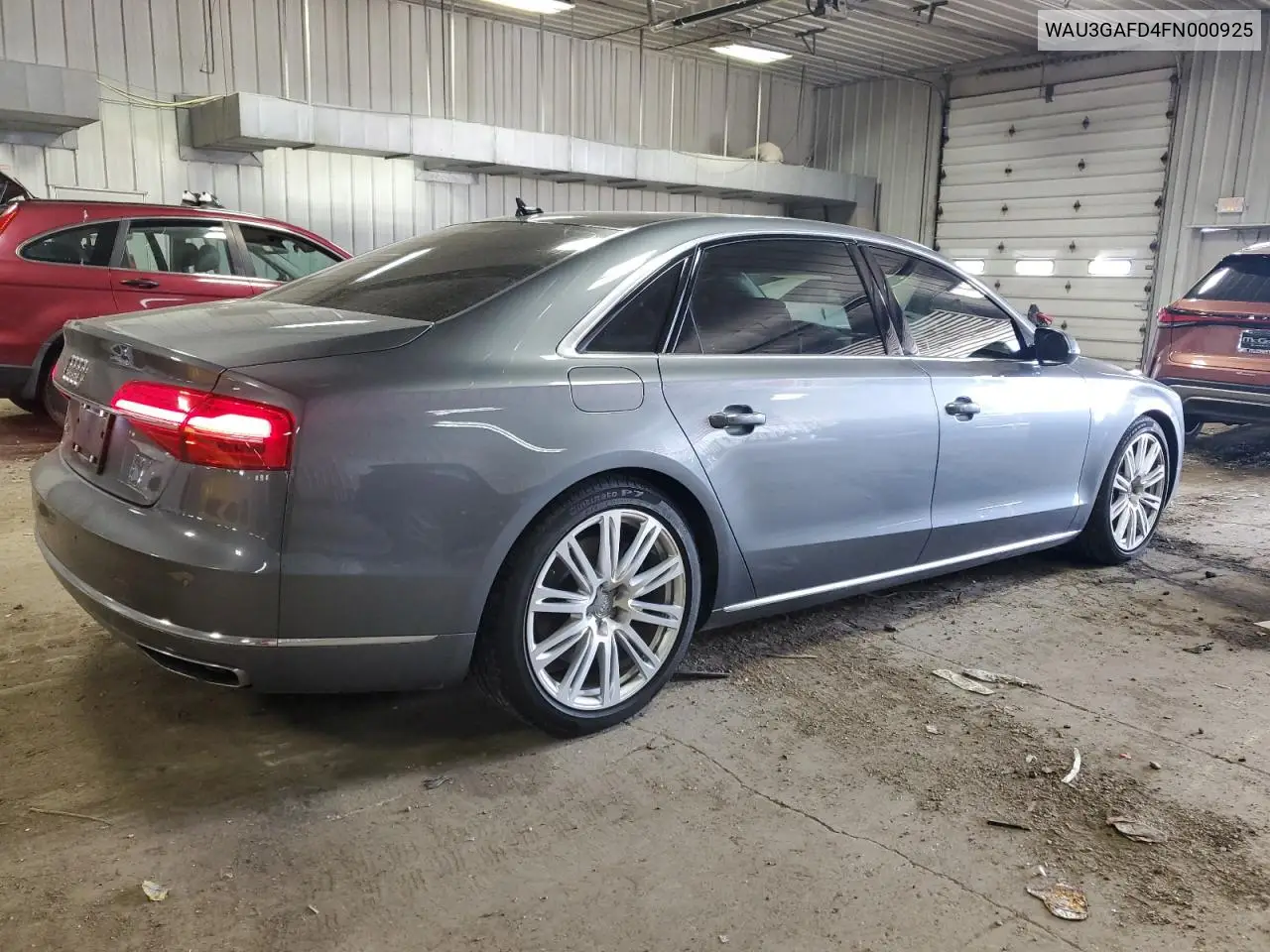 2015 Audi A8 L Quattro VIN: WAU3GAFD4FN000925 Lot: 56969755