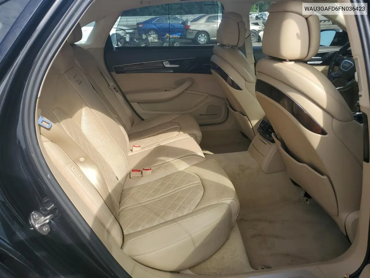 2015 Audi A8 L Quattro VIN: WAU3GAFD6FN036423 Lot: 60436925