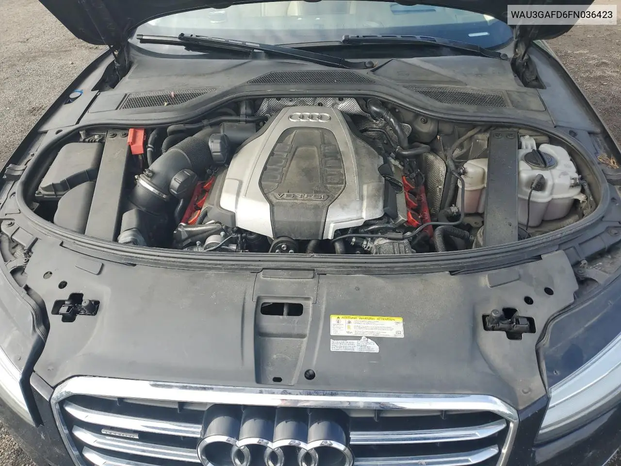 2015 Audi A8 L Quattro VIN: WAU3GAFD6FN036423 Lot: 60436925