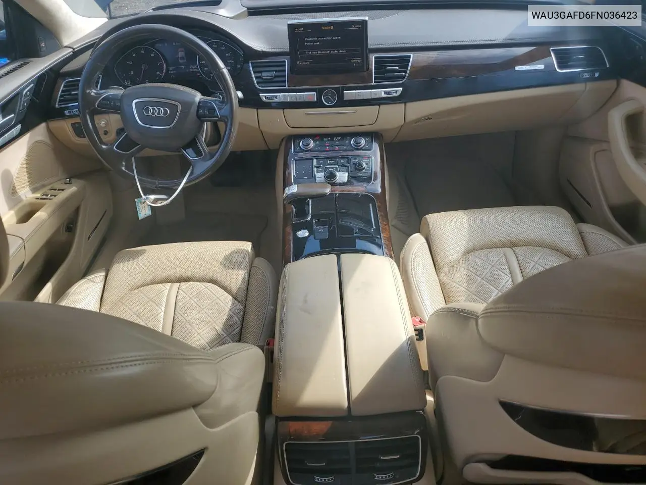 2015 Audi A8 L Quattro VIN: WAU3GAFD6FN036423 Lot: 60436925
