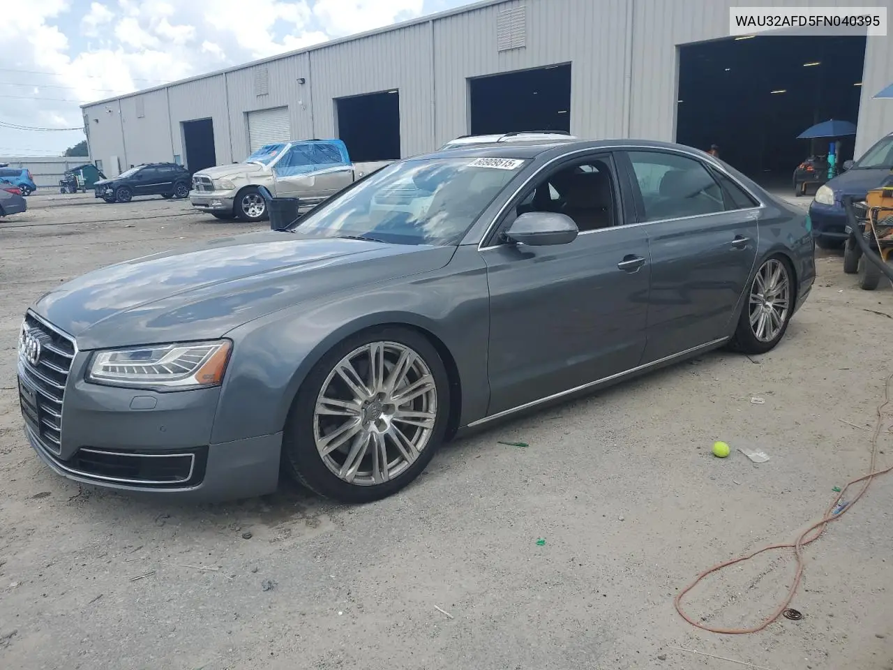 2015 Audi A8 L Quattro VIN: WAU32AFD5FN040395 Lot: 60909515