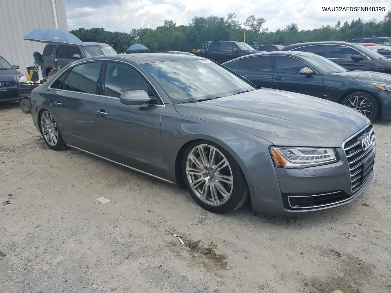 2015 Audi A8 L Quattro VIN: WAU32AFD5FN040395 Lot: 60909515