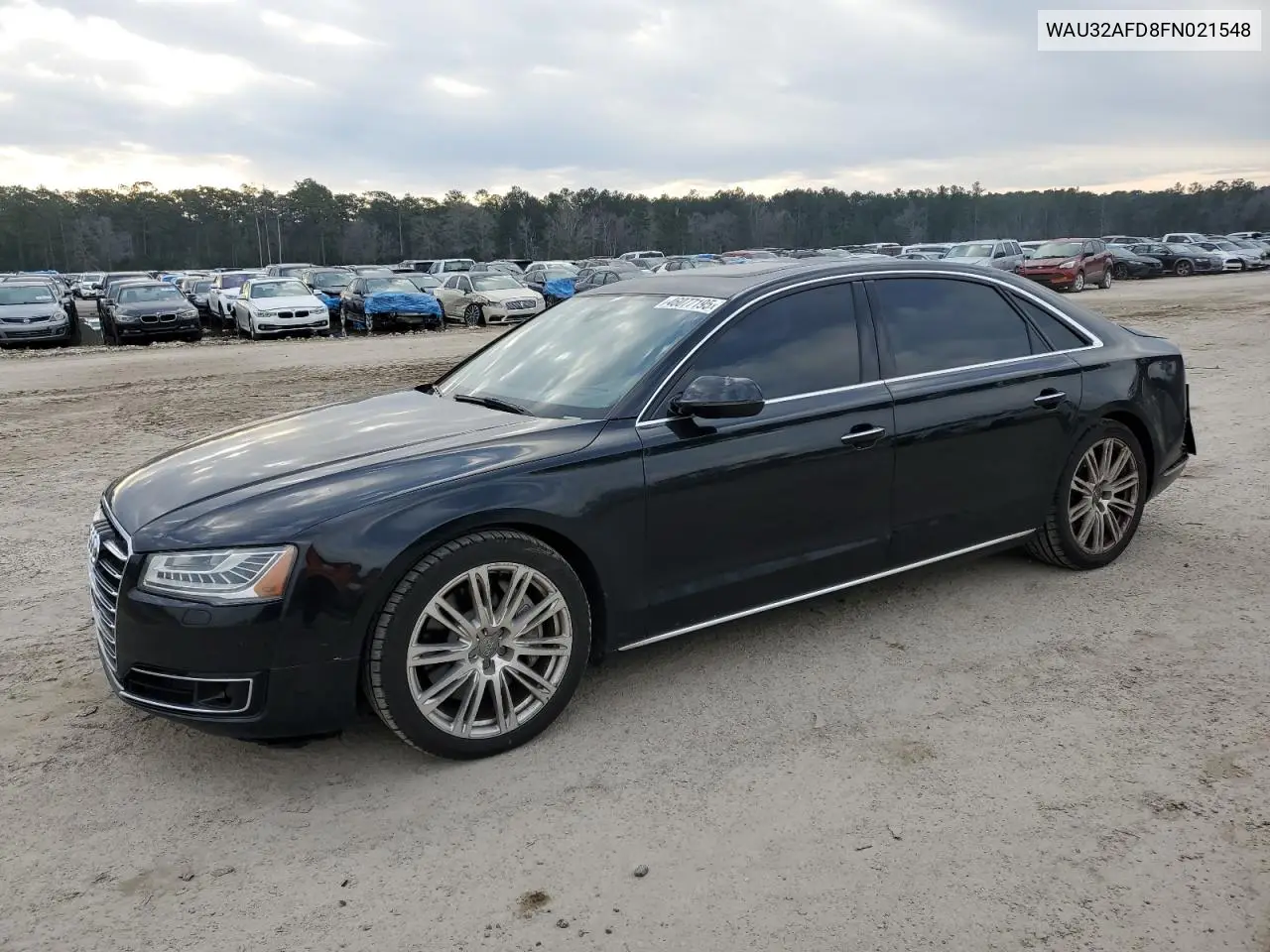 2015 Audi A8 L Quattro VIN: WAU32AFD8FN021548 Lot: 62009605
