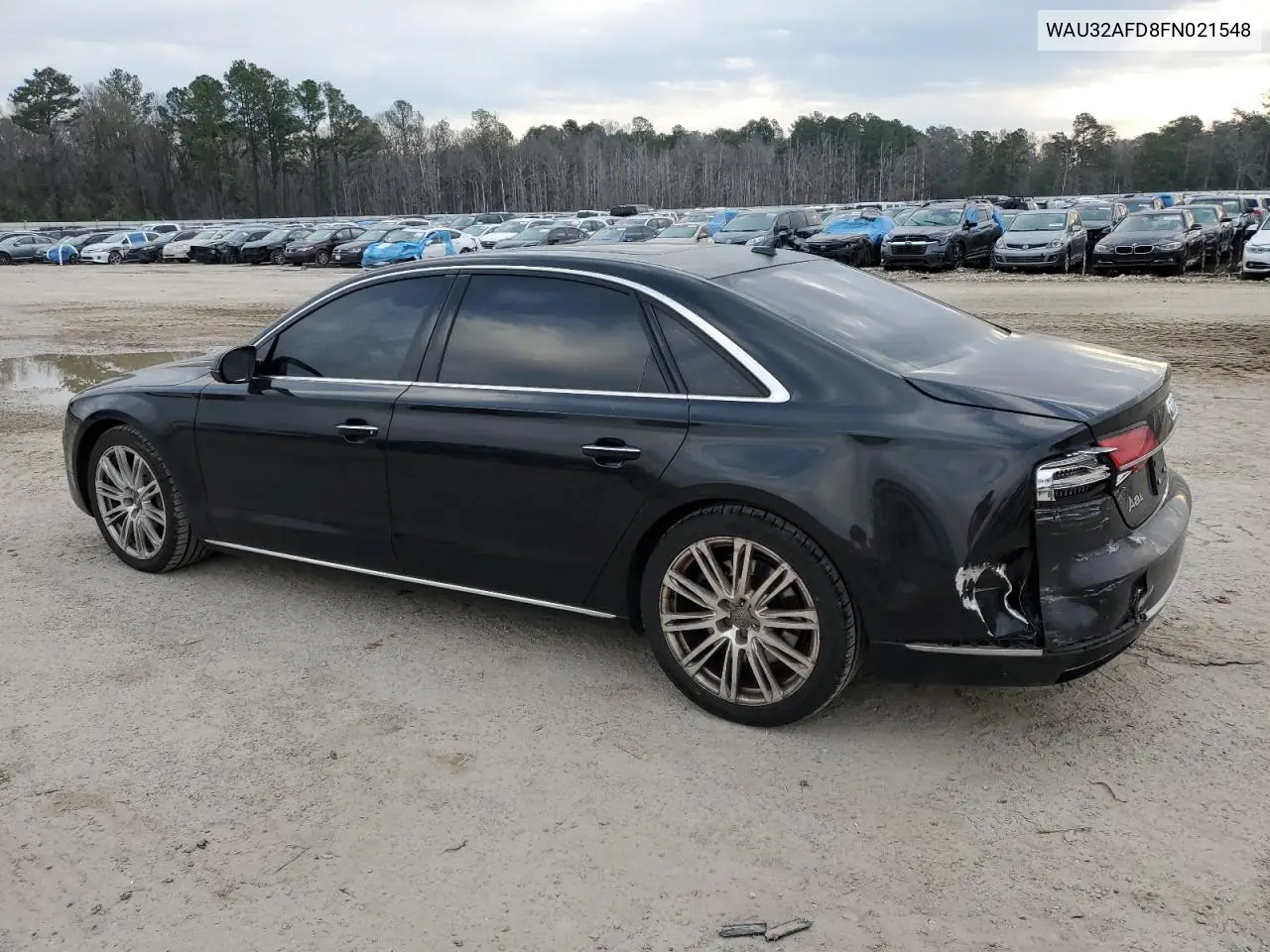 2015 Audi A8 L Quattro VIN: WAU32AFD8FN021548 Lot: 62009605