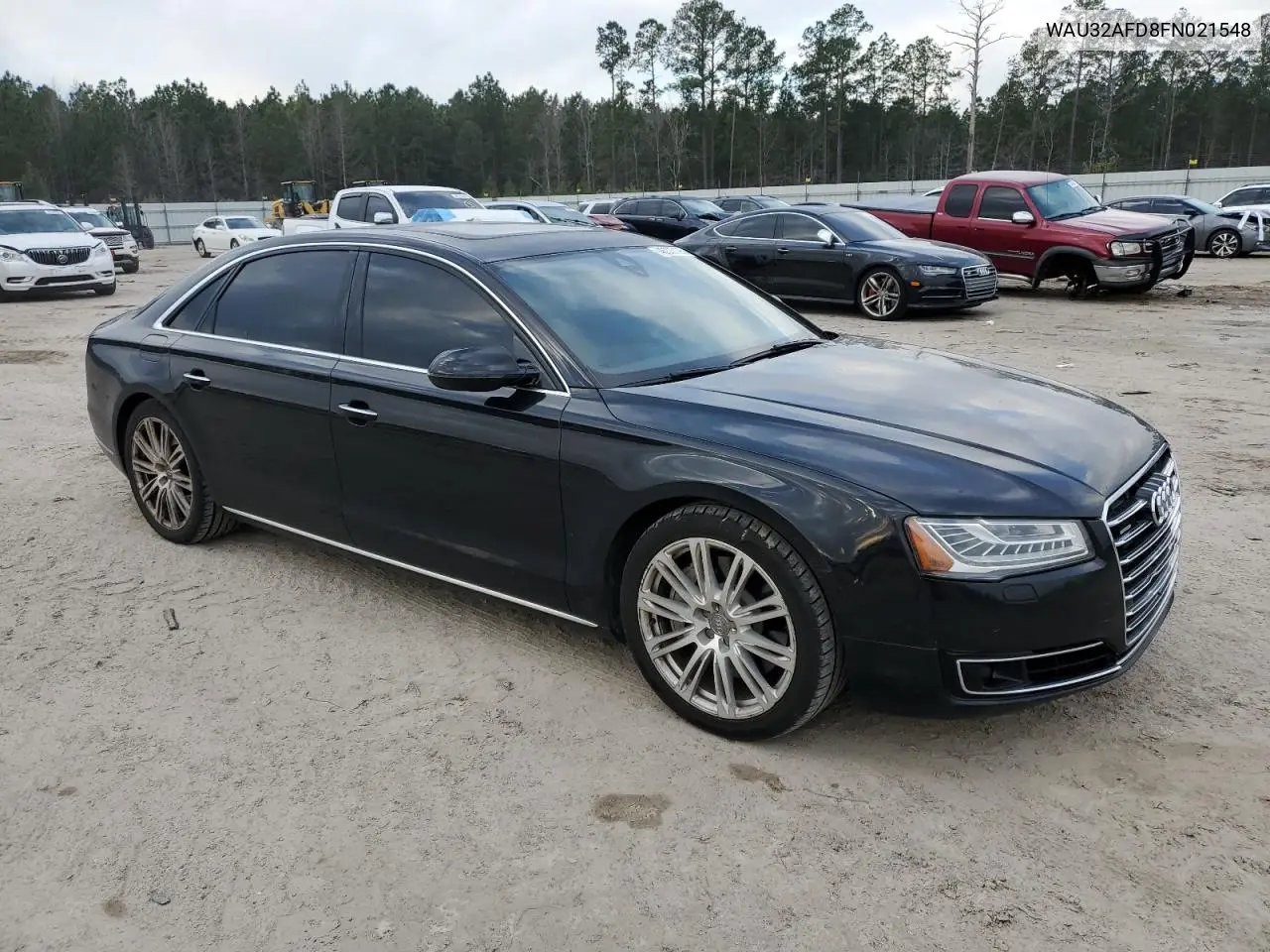2015 Audi A8 L Quattro VIN: WAU32AFD8FN021548 Lot: 62009605