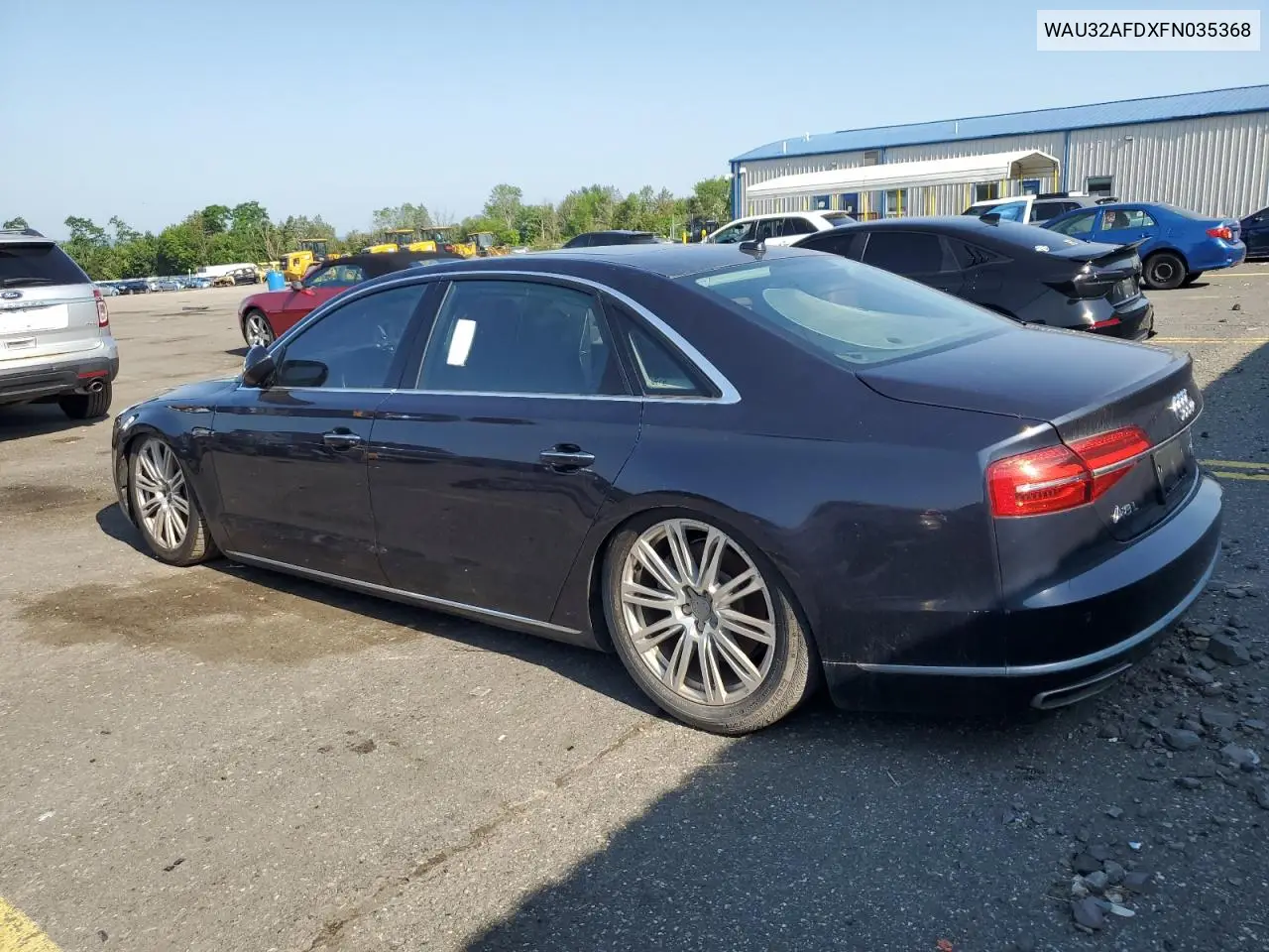 2015 Audi A8 L Quattro VIN: WAU32AFDXFN035368 Lot: 62078435