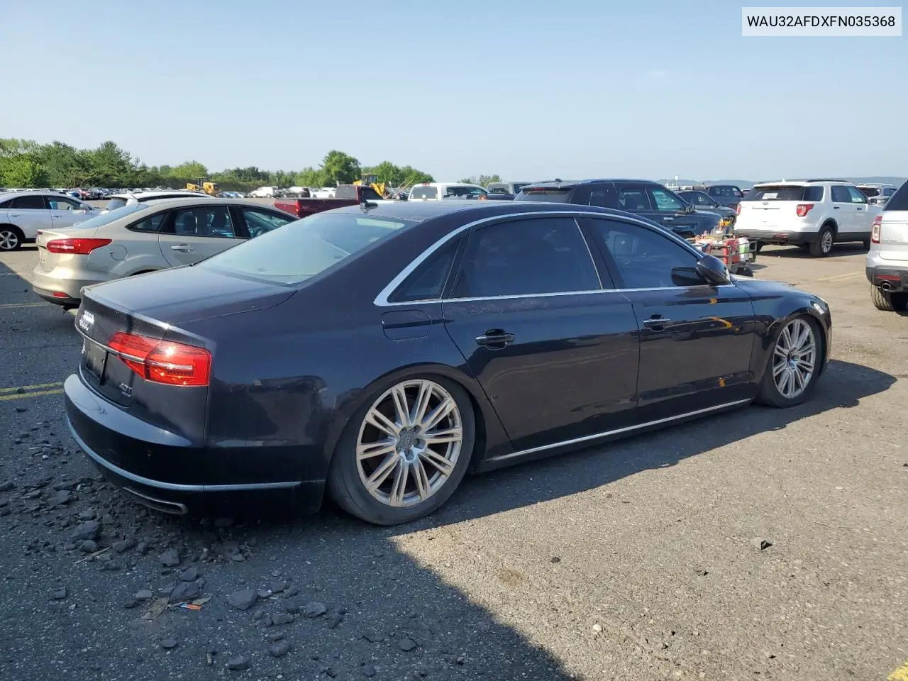 2015 Audi A8 L Quattro VIN: WAU32AFDXFN035368 Lot: 62078435