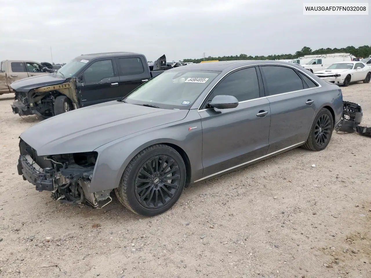 2015 Audi A8 L Quattro VIN: WAU3GAFD7FN032008 Lot: 64984855