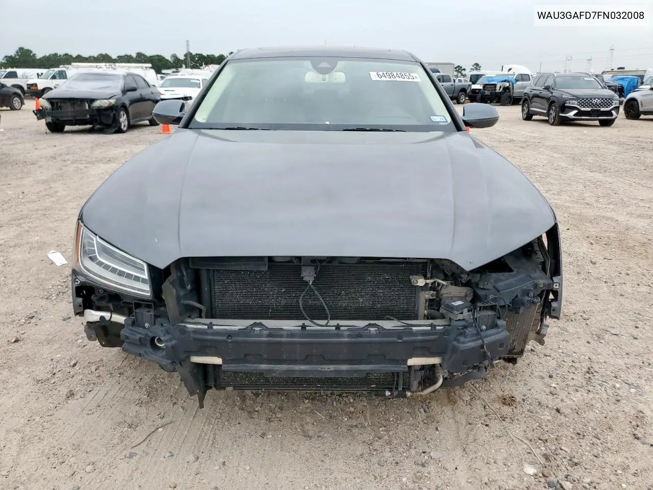 2015 Audi A8 L Quattro VIN: WAU3GAFD7FN032008 Lot: 64984855
